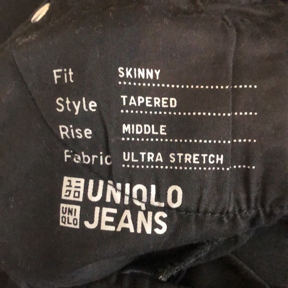 UNIQLO denim in black color - Picture 7 of 8